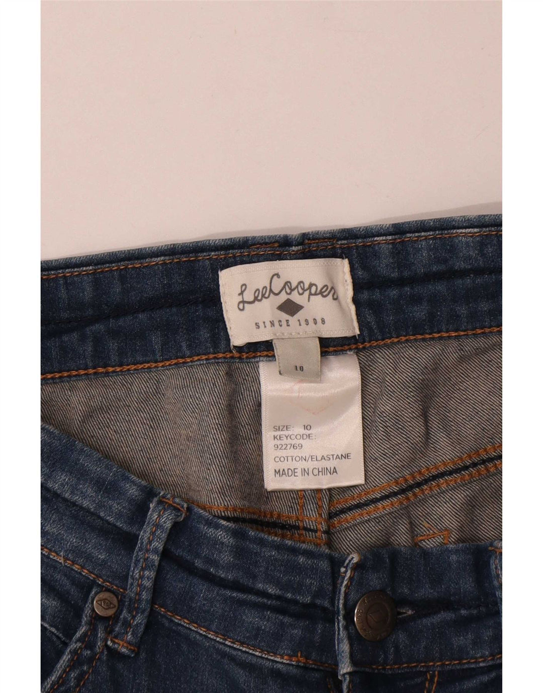 Pantaloni scurți din blugi pentru femei Lee Cooper US 10 Large W30 Blue Bumbac