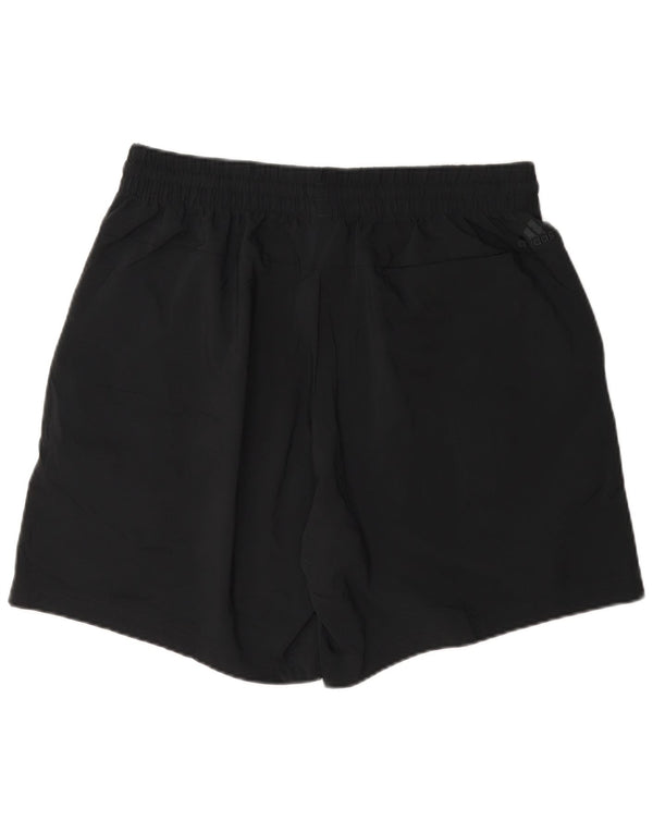Pantaloni scurți sport grafic Adidas pentru bărbați, mari, negru, poliester