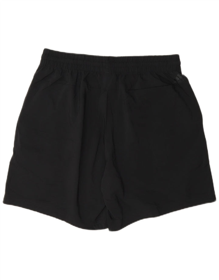 Pantaloni scurți sport grafic Adidas pentru bărbați, mari, negru, poliester