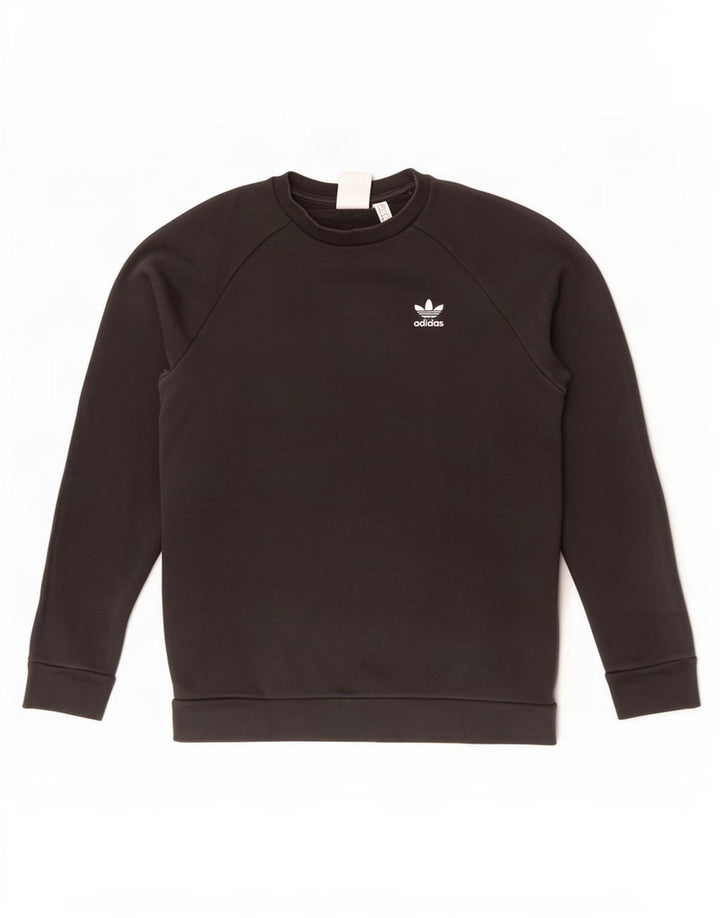 Hanorac pentru bărbați Adidas Jumper mic, negru, bumbac