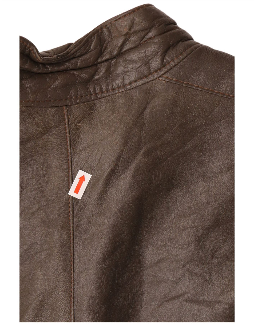 Jachetă militară din piele vintage pentru bărbați IT 56 3XL din piele gri