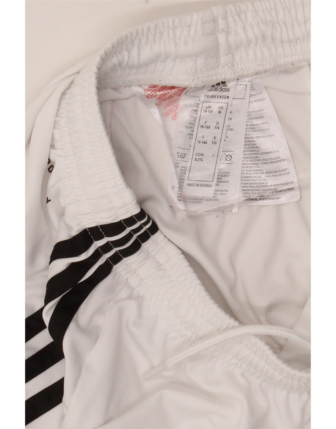 Pantaloni scurți sport Aeroready ADIDAS 15-16 ani poliester alb