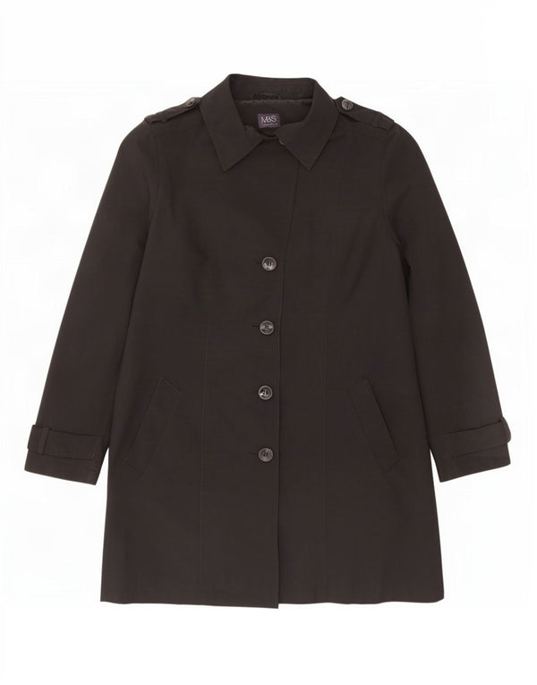 Trench pentru femei Marks & Spencer UK 16 Poliester negru mare