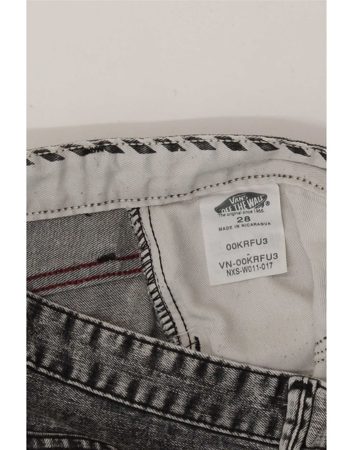 Pantaloni scurți din denim pentru femei Vans Acid Wash W28 Gri mediu