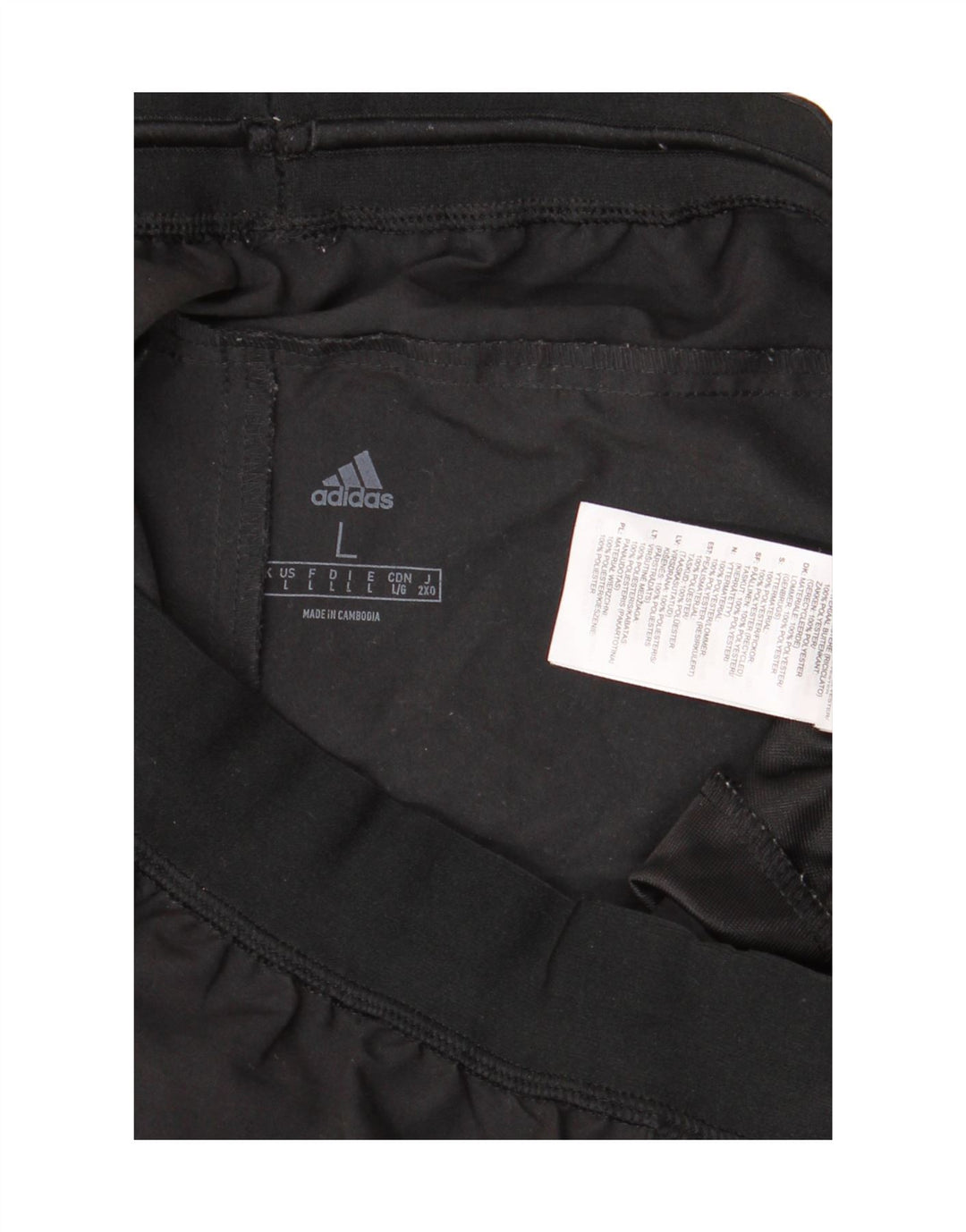 Pantaloni de trening Adidas pentru bărbați, mari, negru, poliester
