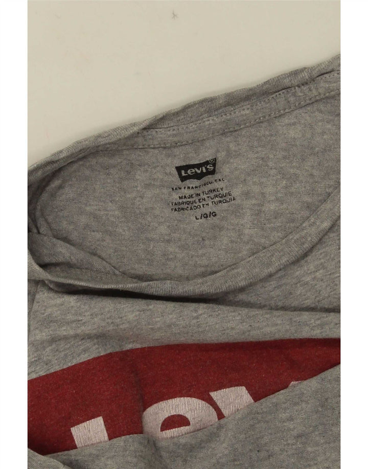 Tricou grafic Levi's pentru femei Top UK 16 Large Gri
