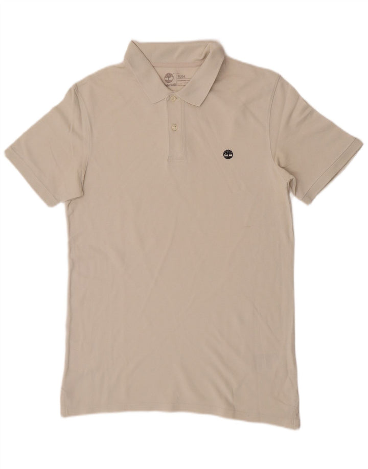 Cămașă polo Timberland Slim Fit pentru bărbați, bumbac mediu bej
