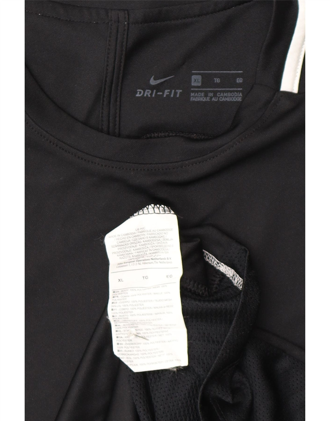Tricou Nike Dri Fit pentru bărbați Top XL Poliester negru