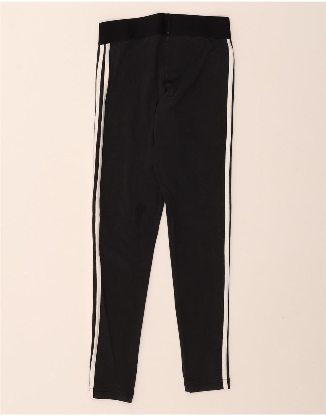Leggings ADIDAS pentru femei, cu ajustare strânsă, UK 8/10, bumbac negru mic