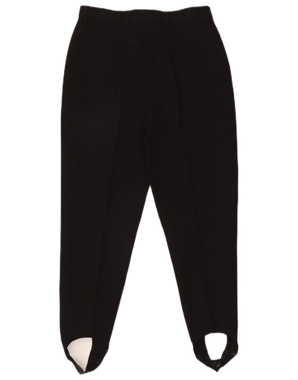 Belfe & Pantaloni casual cu etrier cu talie înaltă pentru femei UK 18 XL W30 L26 Negru