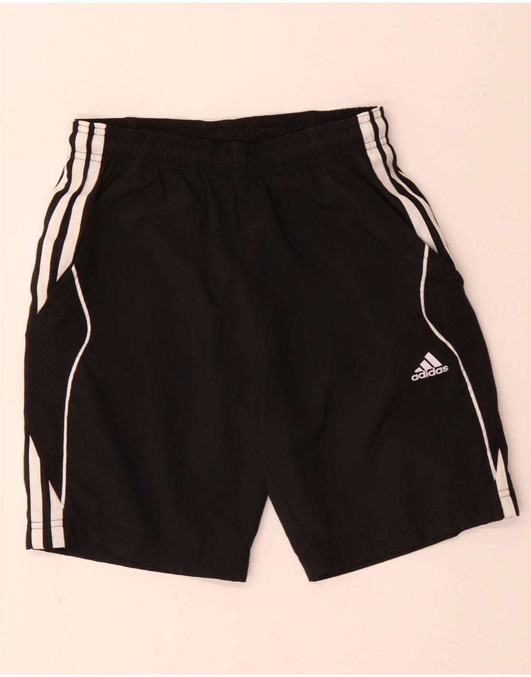 Pantaloni scurți sport pentru băieți Adidas 9-10 ani poliester negru