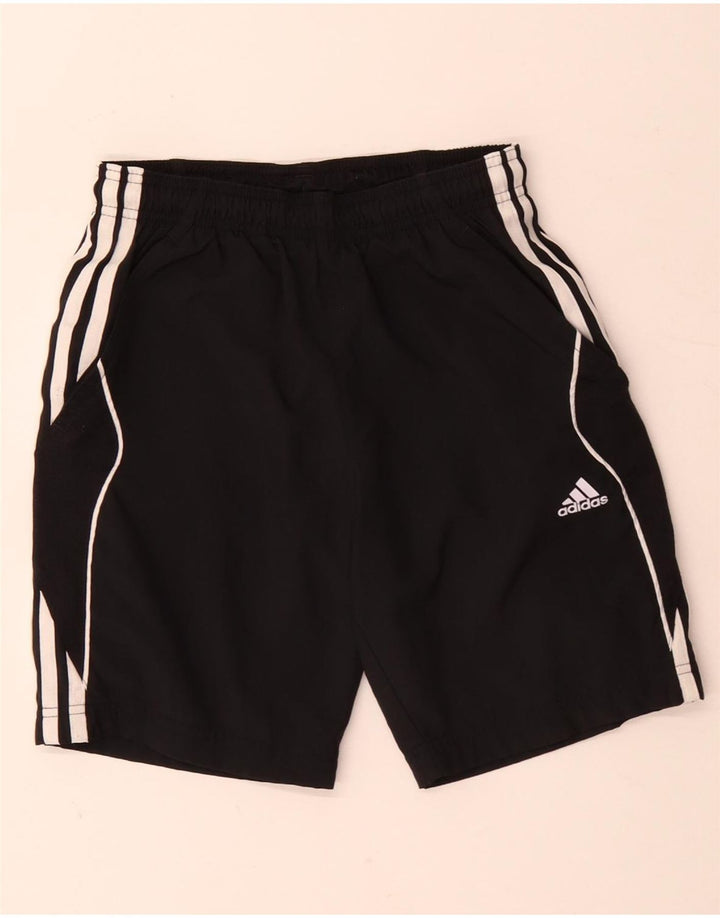 Pantaloni scurți sport pentru băieți Adidas 9-10 ani poliester negru