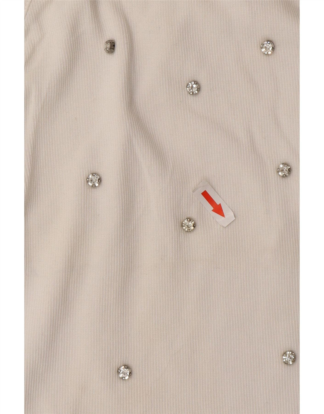Top Crop Halter pentru femei Zara UK 8 Small White