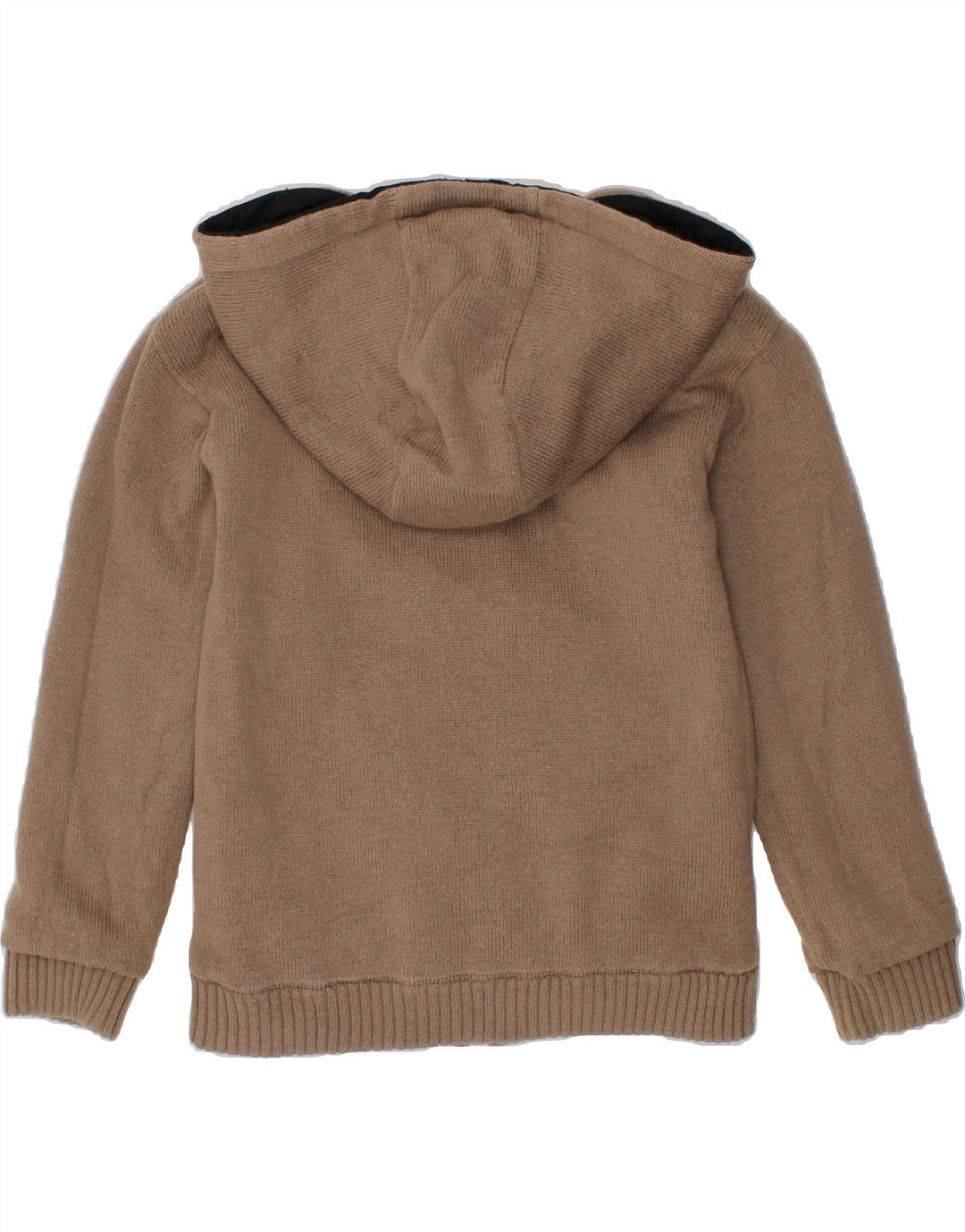 Jachetă reversibilă cu glugă BURBERRY pentru băieți 4-5 ani poliester negru
