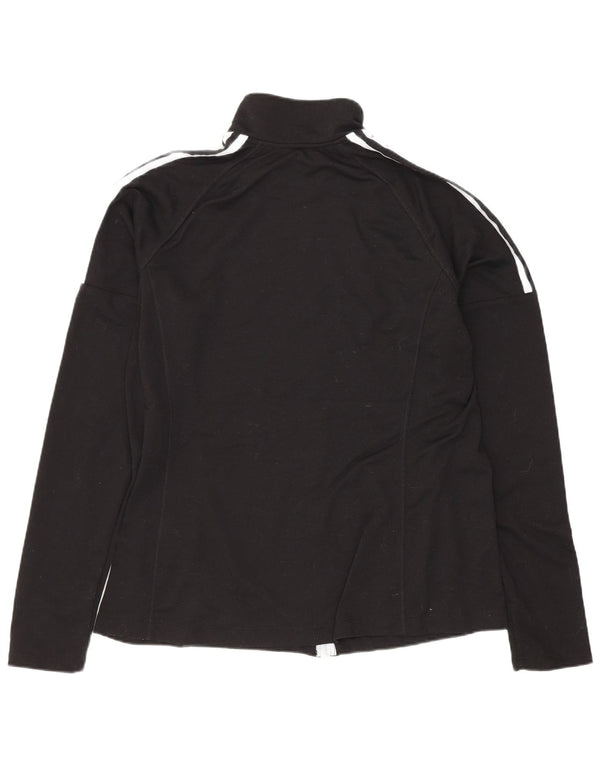Jachetă de top pentru trening de golf Adidas pentru femei UK 14 Large Black Sports