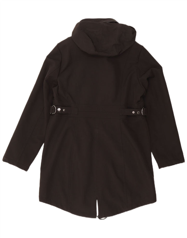 Jachetă parka cu glugă pentru femei MICHAEL KORS UK 16 Poliester negru mare