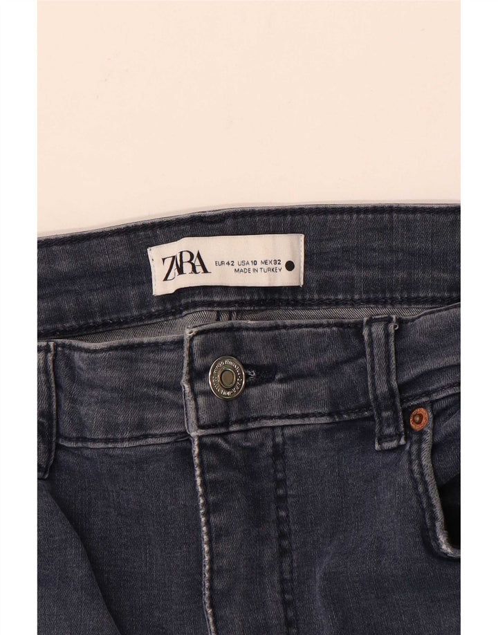 Blugi slim pentru femei Zara EU 42 Large W32 L28 Bleumarin