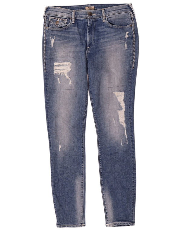 True Religion Blugi super skinny Halle cu talie medie L30 L30, bumbac albastru