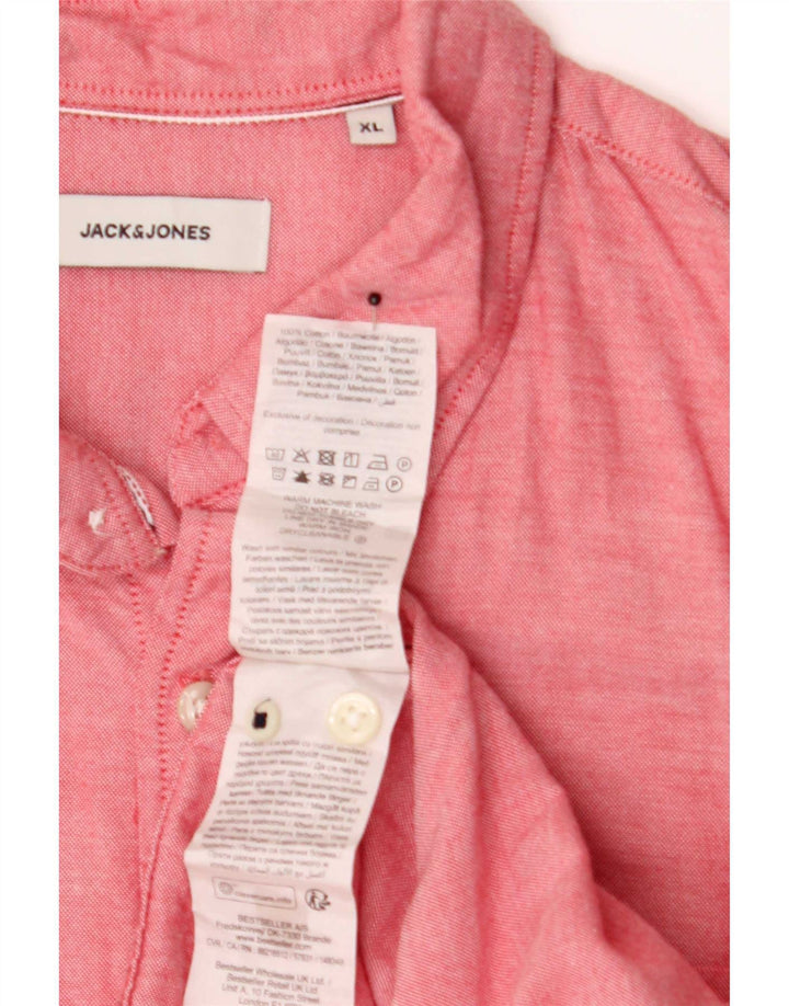 Jack & Jones Cămașă pentru bărbați XL, bumbac roz