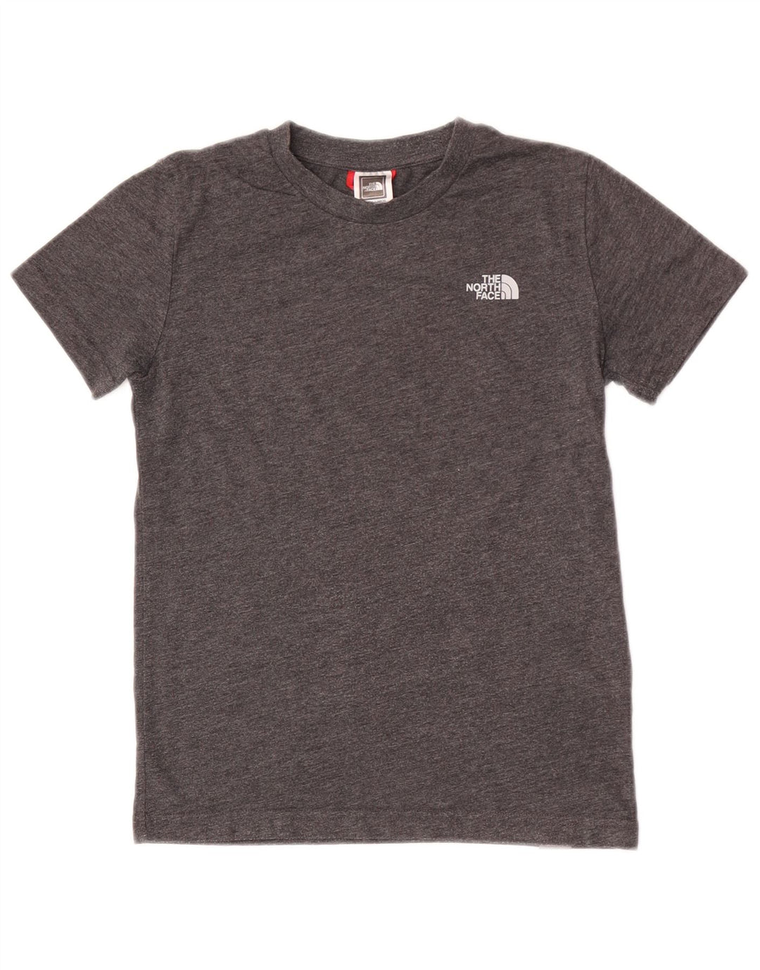 Tricou pentru băieți The North Face Top 9-10 ani, bumbac gri mediu
