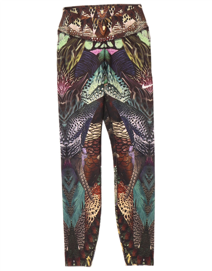 Leggings pentru femei Nike Peacocks UK 8 Festivalul mic multicolor din poliester