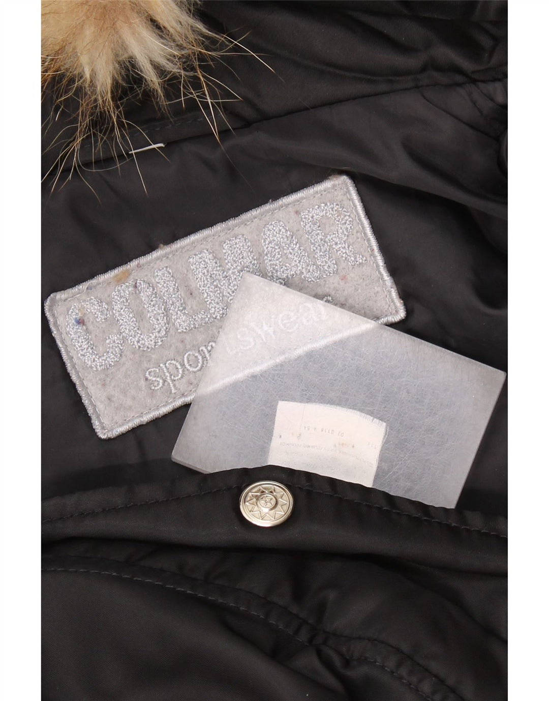 COLMAR Jachetă de vânt cu glugă pentru bărbați UK 42 XL Poliamidă neagră