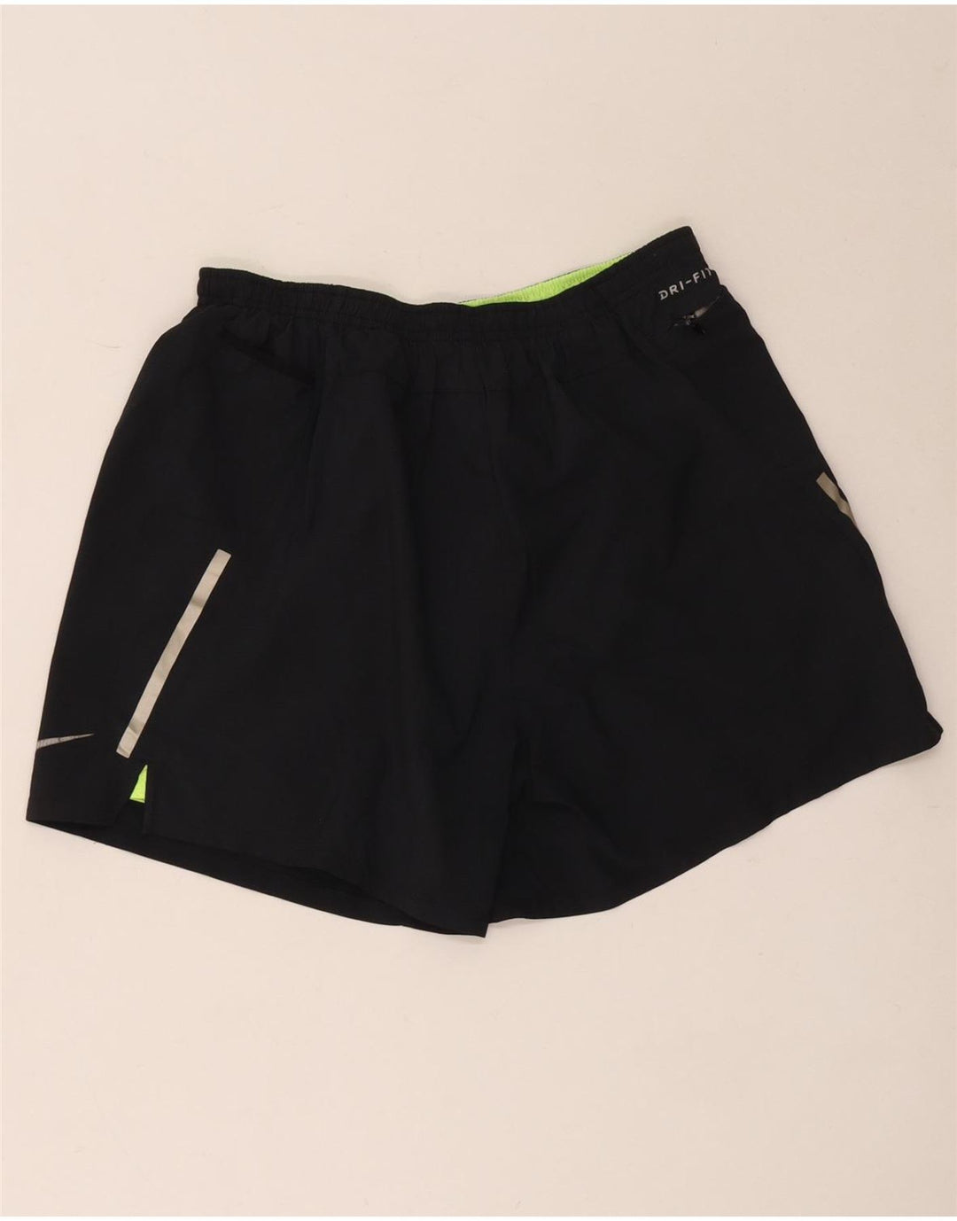 Pantaloni scurți sport Nike Dri Fit pentru bărbați UK 8 Small Negru Poliester