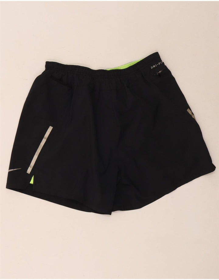 Pantaloni scurți sport Nike Dri Fit pentru bărbați UK 8 Small Negru Poliester