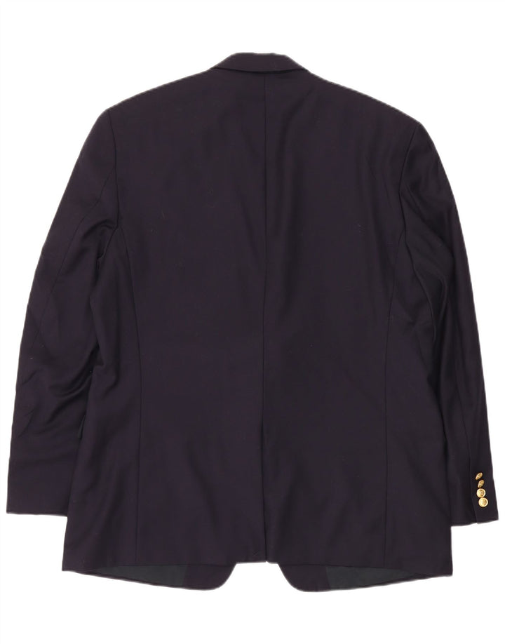 Jachetă RALPH LAUREN pentru bărbați, cu 2 nasturi, Marea Britanie 44 2XL Lână bleumarin