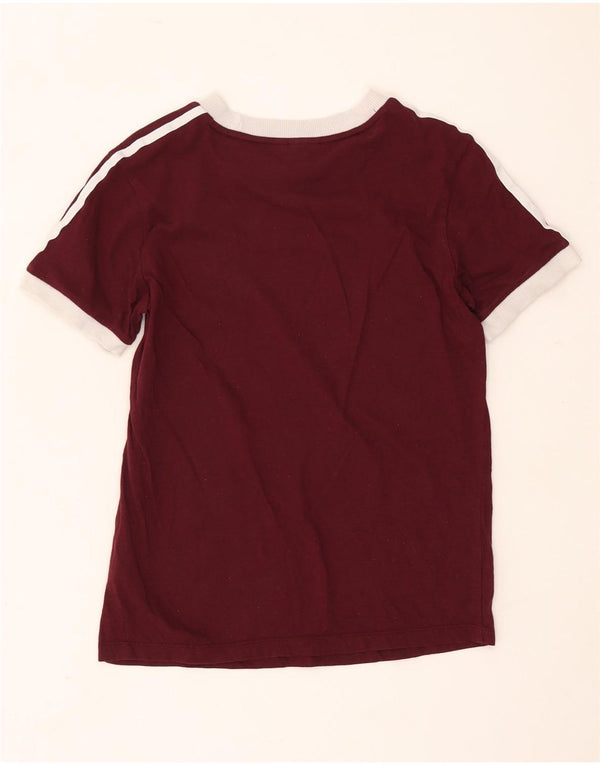 Tricou Adidas pentru femei Top UK 10 Small Burgundy