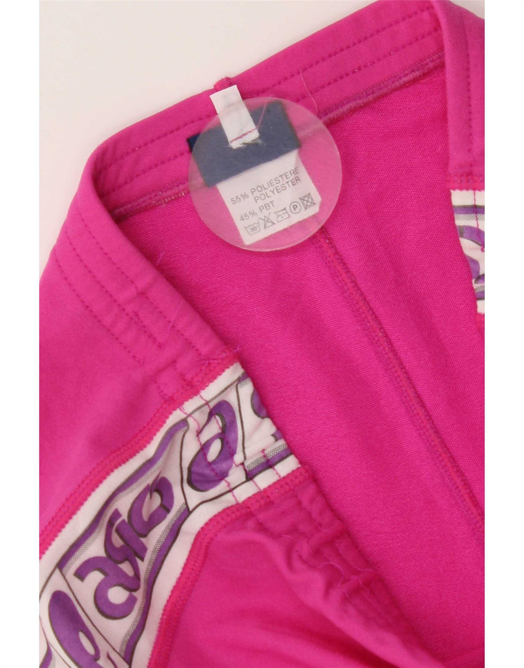 Pantaloni de trening grafic Asics pentru femei UK 12 Medium Pink Colorblock