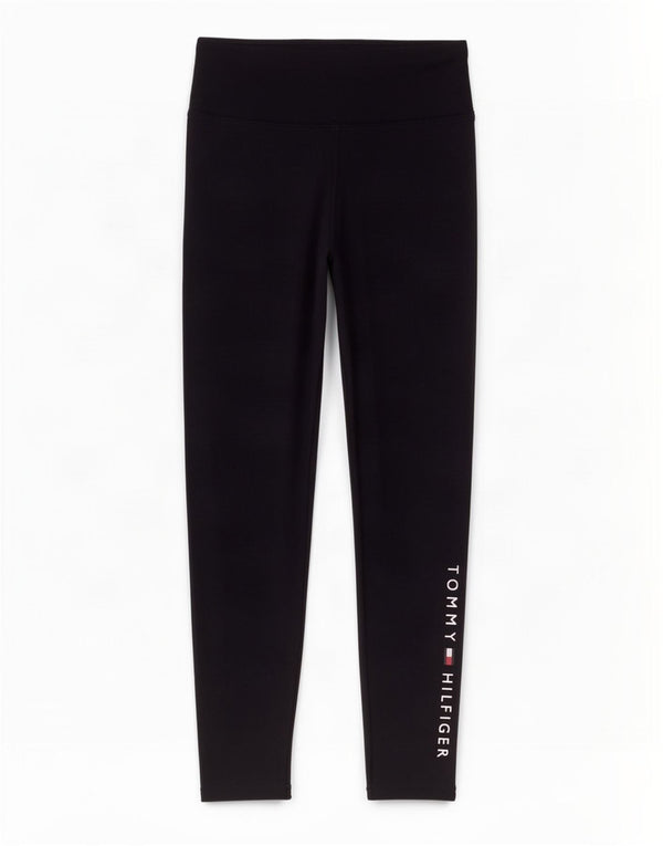 Leggings crop grafic Tommy Hilfiger pentru femei UK 12 Medium Bleumarin