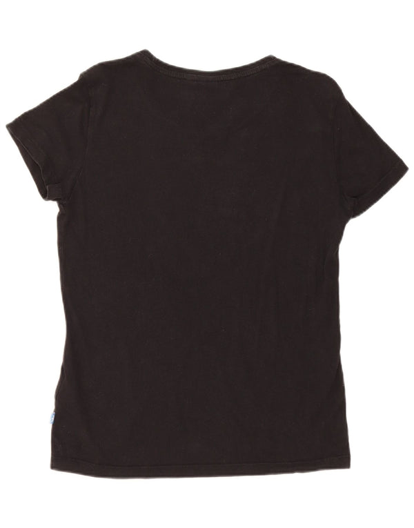 Tricou grafic Adidas pentru femei Top UK 10 Small Black Bumbac