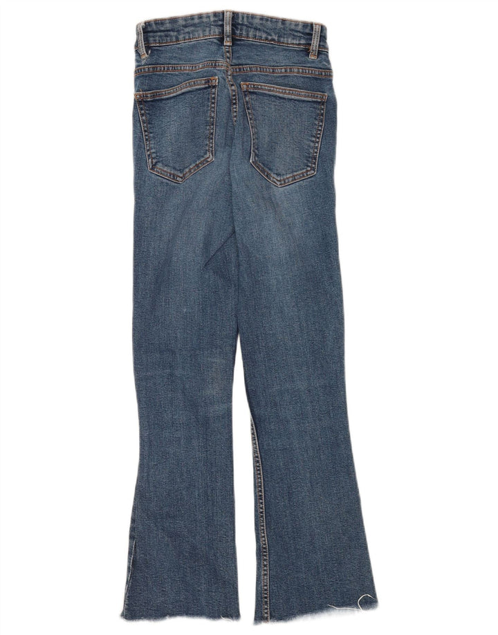 Blugi Zara Femei Bootcut EU 34 2XS W24 L26 Albastru
