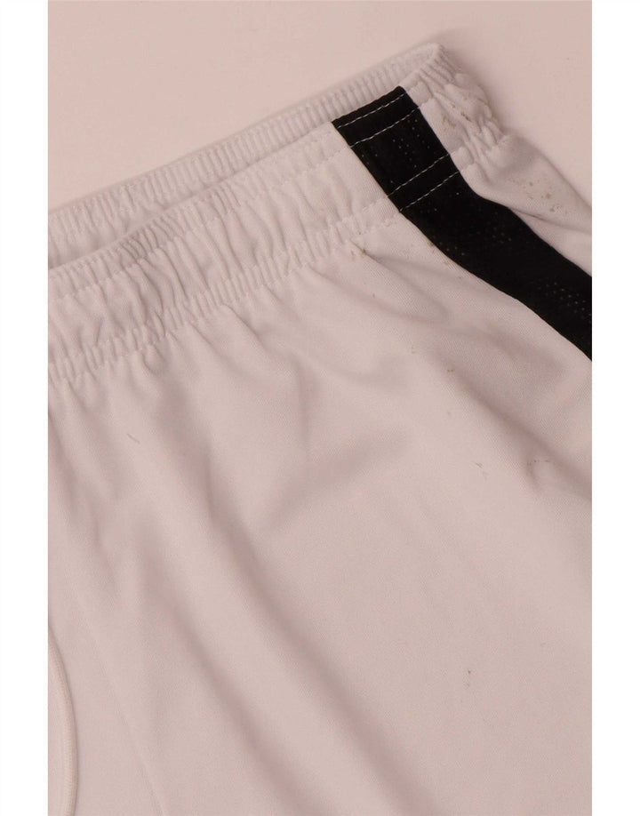 Pantaloni scurți sport Puma pentru bărbați, alb mediu, poliester color bloc