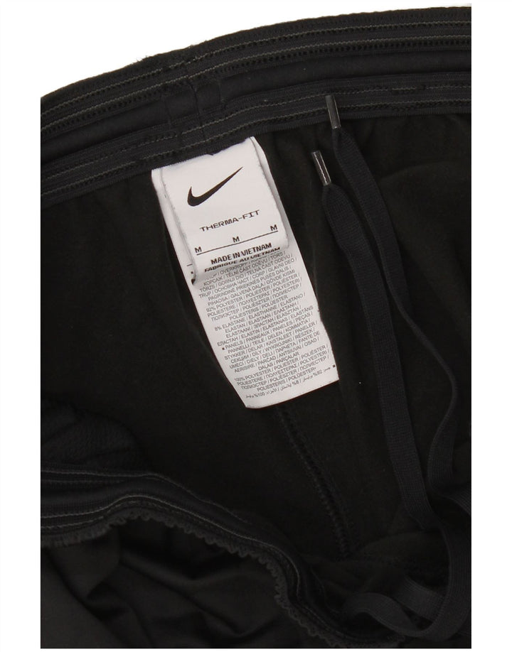 Pantaloni de trening Nike Therma-Fit pentru bărbați, poliester mediu negru