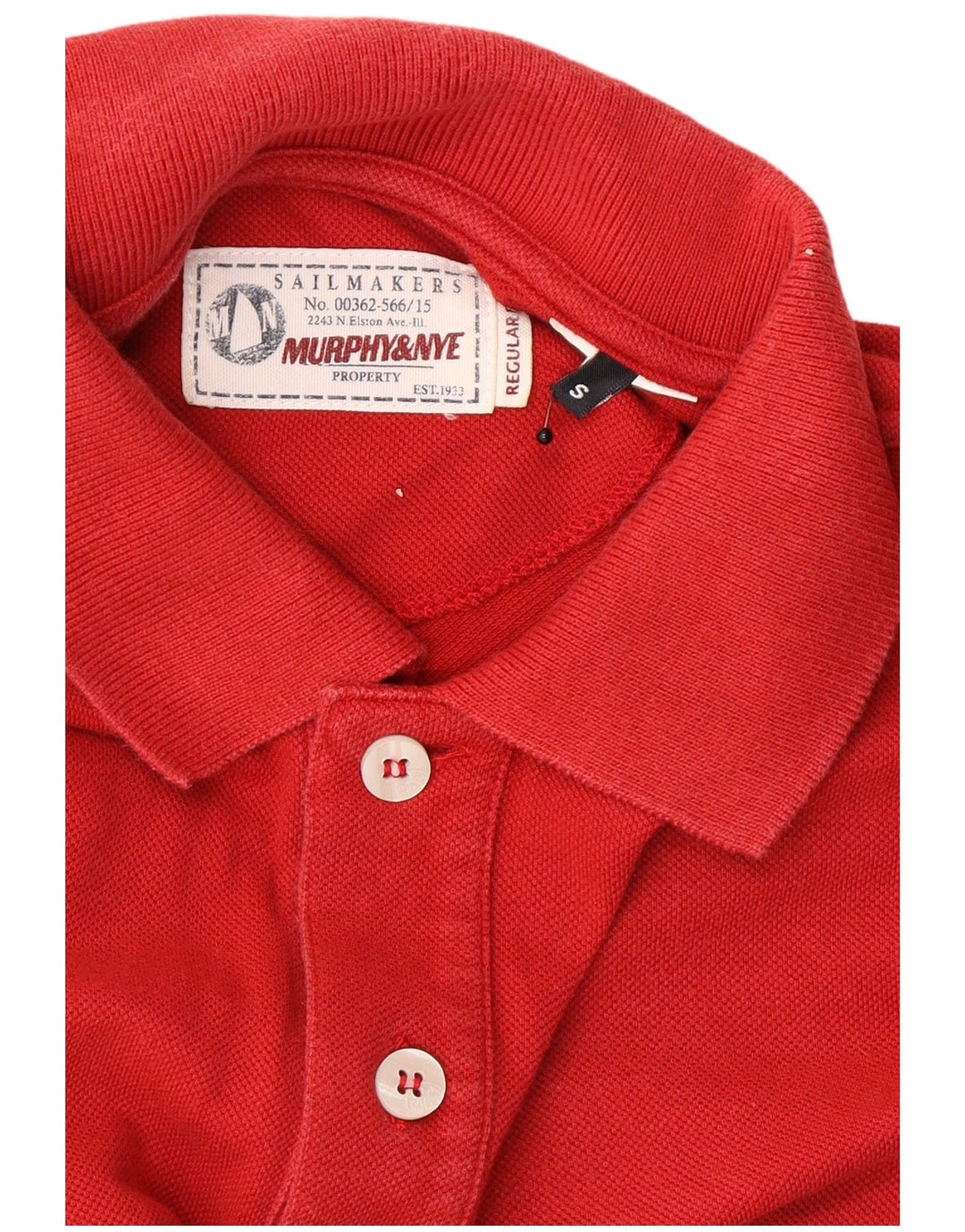 Tricou polo pentru bărbați Murphy & Nye, roșu mic