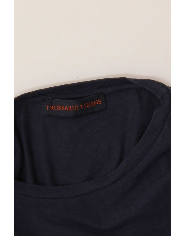 Trussardi Jeans Bărbați Tricou Top Mic Bleumarin
