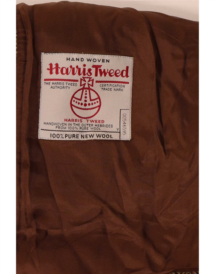 Jachetă pentru bărbați Harris Tweed UK 44 2XL Brown Herringbone Classic