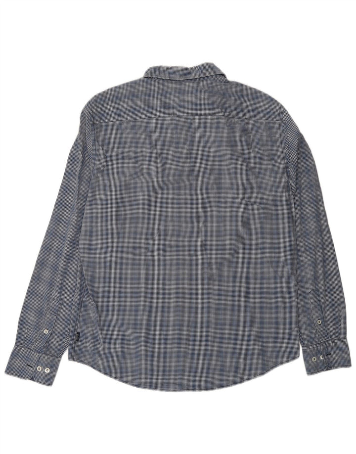 Cămașă pentru bărbați Armani Jeans XL, albastru marin Vichy