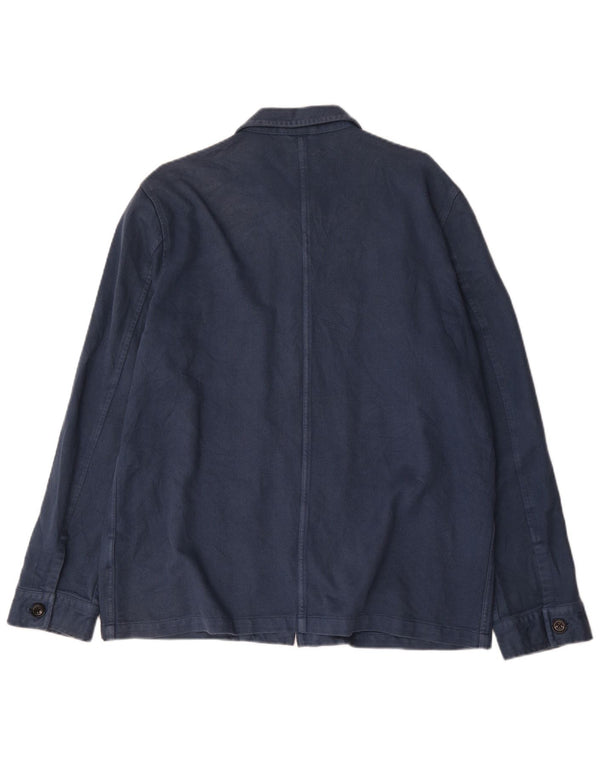 Jachetă utilitare pentru bărbați Nudie Jeans UK 40, mare, albastru, bumbac