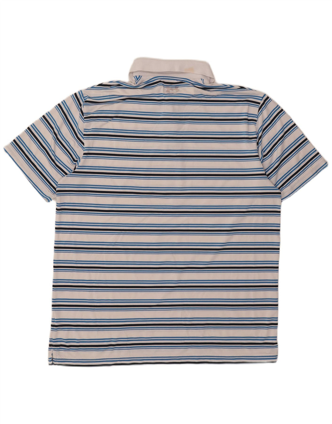 Tricou polo Under Armour pentru bărbați XL, poliester cu dungi albe
