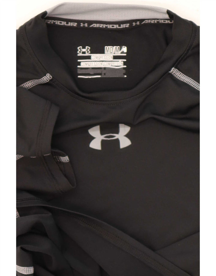 Tricou grafic pentru bărbați Under Armour Top Mediu Negru