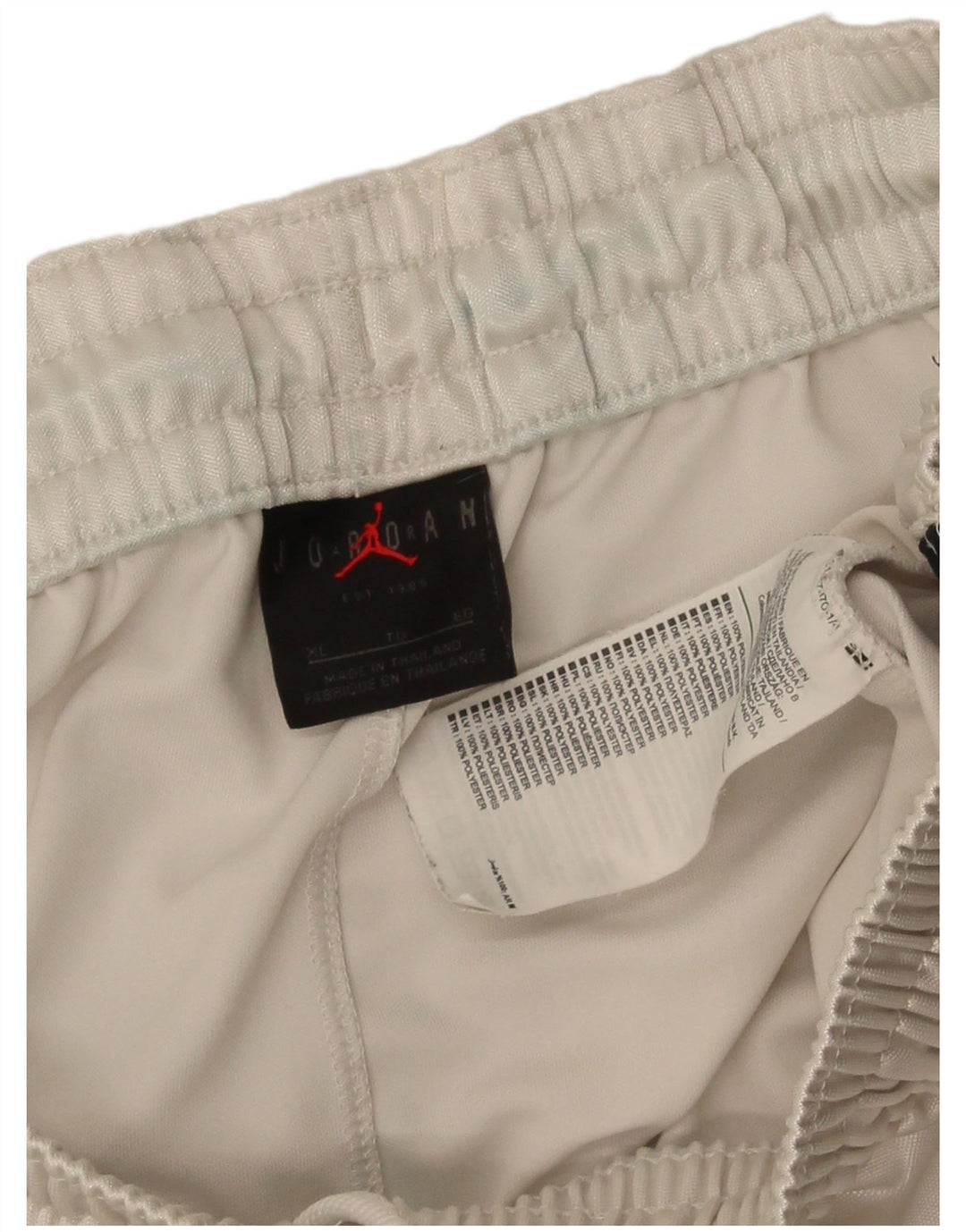Pantaloni scurți sport Jordan pentru bărbați XL, alb, poliester color bloc