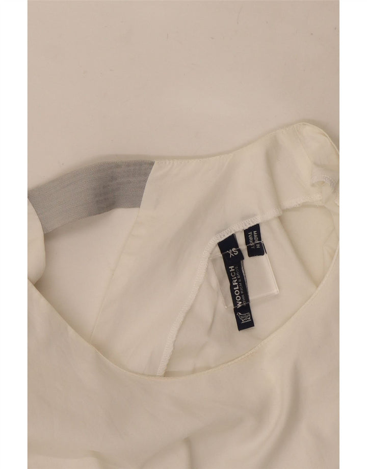 Woolrich Rochie oversize fără mâneci pentru femei UK 6 XS Alb