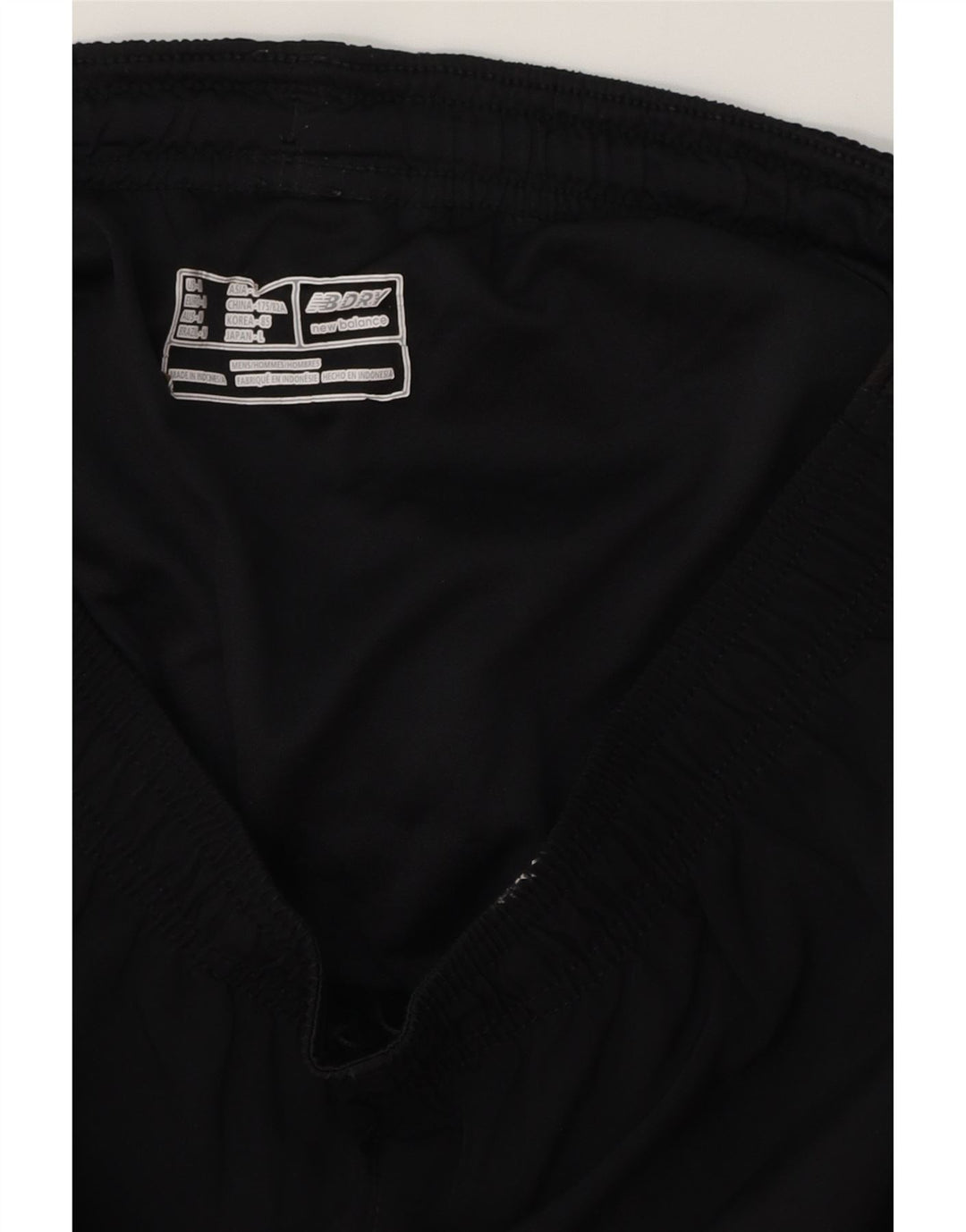 Pantaloni scurți sport New Balance pentru bărbați, mari, negru, poliester color bloc