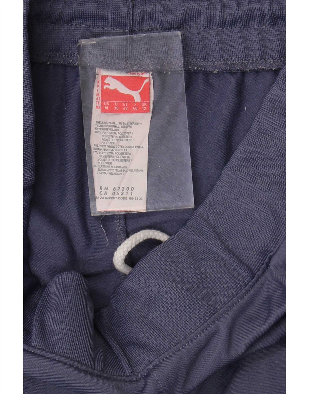 Pantaloni de trening Puma pentru femei Joggeri UK 12 Poliester albastru mediu