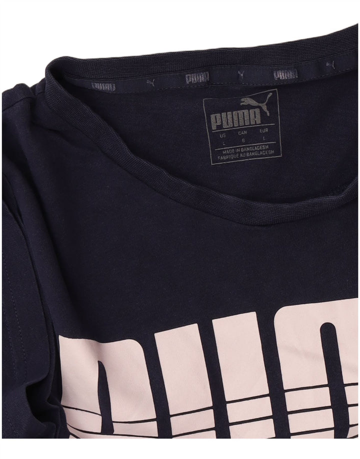 Tricou grafic Puma pentru bărbați Top mare bleumarin