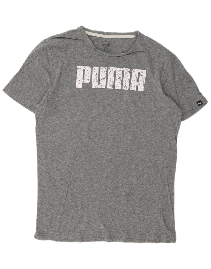 Tricou grafic PUMA pentru bărbați Top Medium Gri