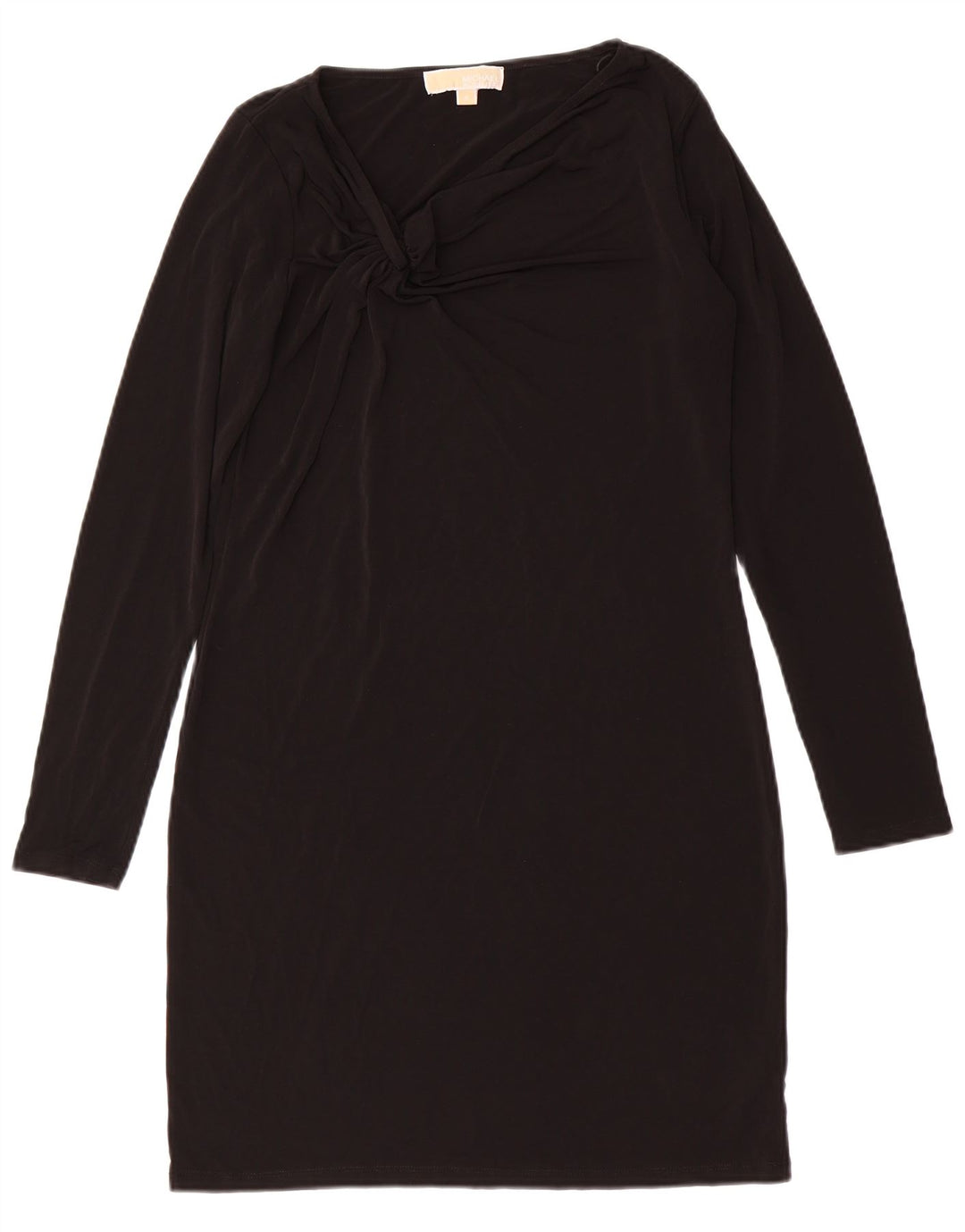 Rochie bodycon cu mânecă lungă pentru femei Michael Kors UK 14 Poliester mediu negru